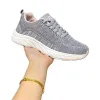 Grey mesh cushioning sports shoes, unisex daily commuting walking shoes Item Picture